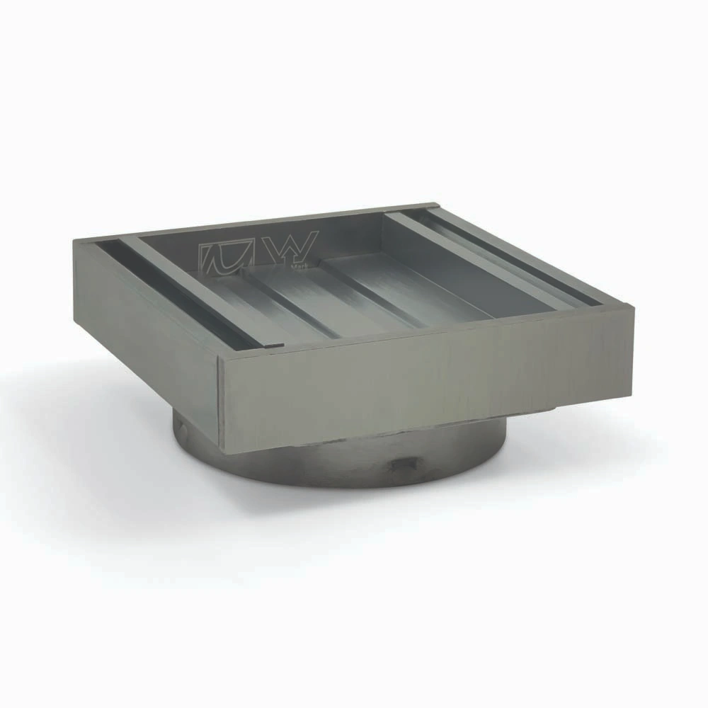 100*100*21mm Gun Metal Ezy Flow Guard Floor Waste Insert
