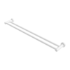 MECCA DOUBLE TOWEL RAIL 600MM MATTE WHITE