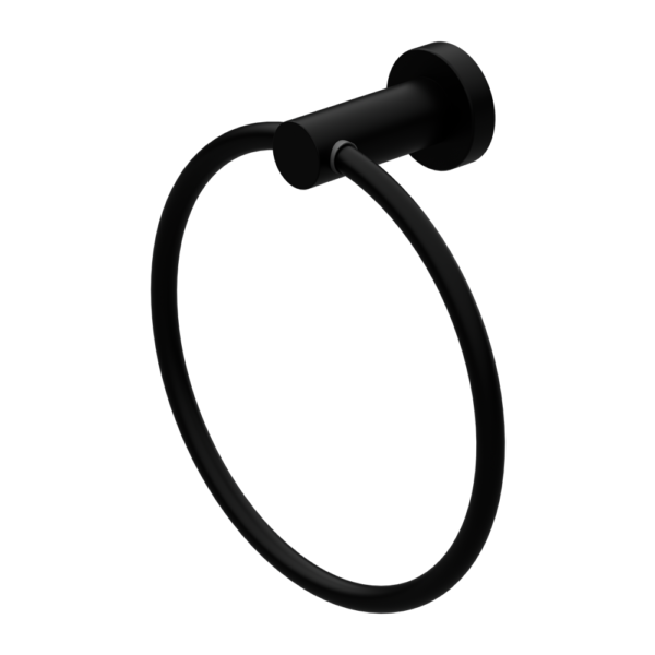 MECCA HAND TOWEL RING MATTE BLACK