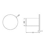 MECCA ROBE HOOK II MATTE WHITE