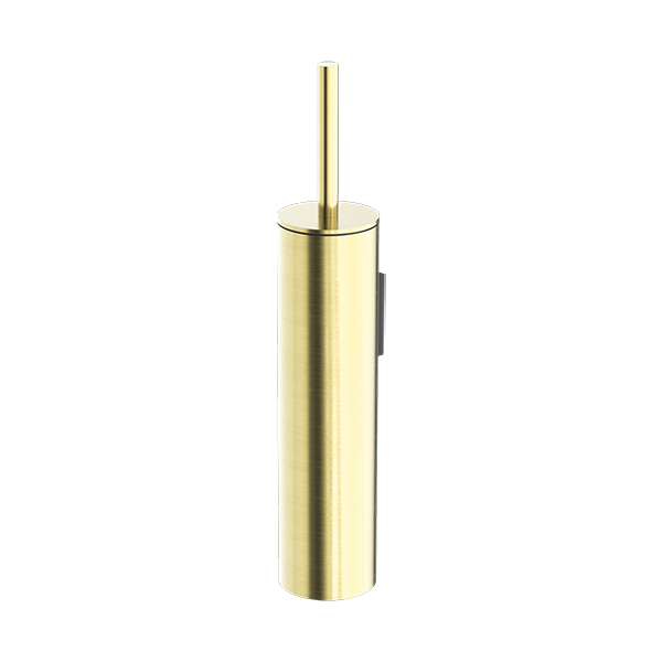 MECCA TOILET BRUSH HOLDER BRUSHED GOLD