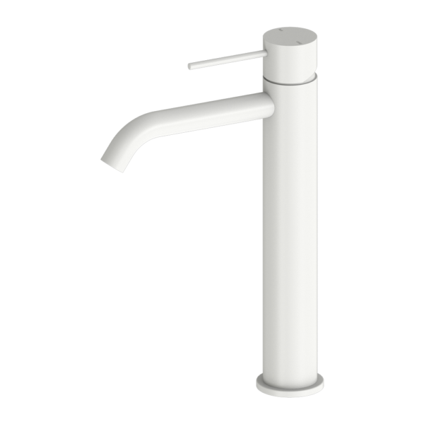 MECCA TALL BASIN MIXER MATTE WHITE