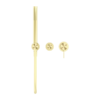 MECCA SHOWER MIXER DIVERTOR SYSTEM SEPARATE BACK PLATE BRUSHED GOLD