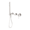 MECCA SHOWER MIXER DIVERTOR SYSTEM SEPARATE BACK PLATE BRUSHED NICKEL