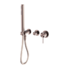 MECCA SHOWER MIXER DIVERTOR SYSTEM SEPARATE BACK PLATE BRUSHED BRONZE