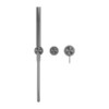 MECCA SHOWER MIXER DIVERTOR SYSTEM SEPARATE BACK PLATE GUN METAL