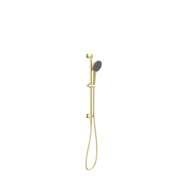 MECCA SHOWER RAIL WITH AIR SHOWER II BRUSHED GOLD