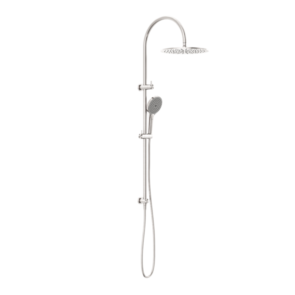 MECCA TWIN SHOWER WITH AIR SHOWER II BRUSHED NICKEL