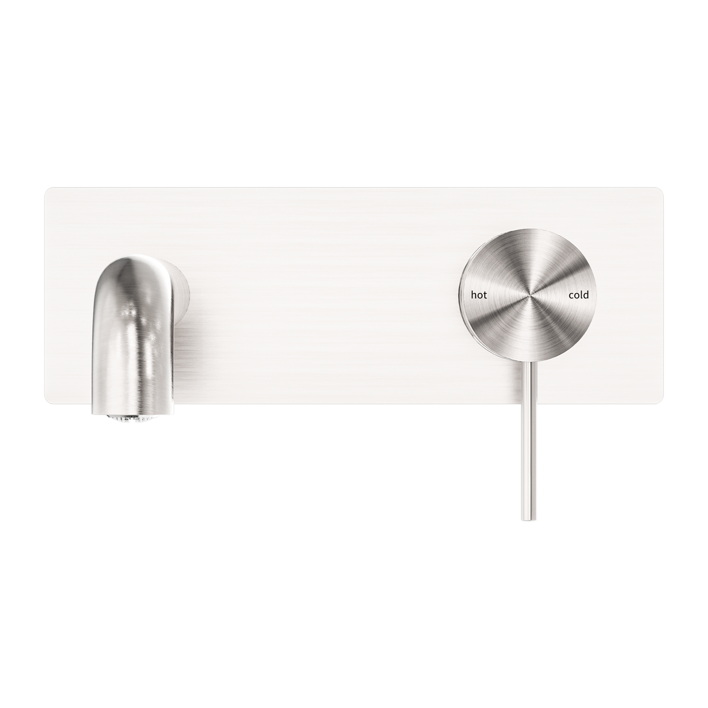 MECCA WALL BASIN/BATH MIXER 160MM BRUSHED NICKEL