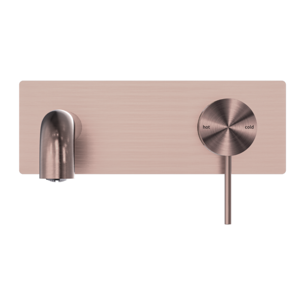 MECCA WALL BASIN/BATH MIXER 160MM BRUSHED BRONZE