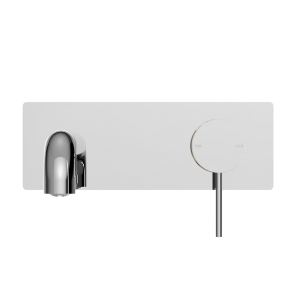 MECCA WALL BASIN/BATH MIXER 230MM CHROME