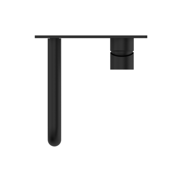 MECCA WALL BASIN/BATH MIXER 260MM MATTE BLACK