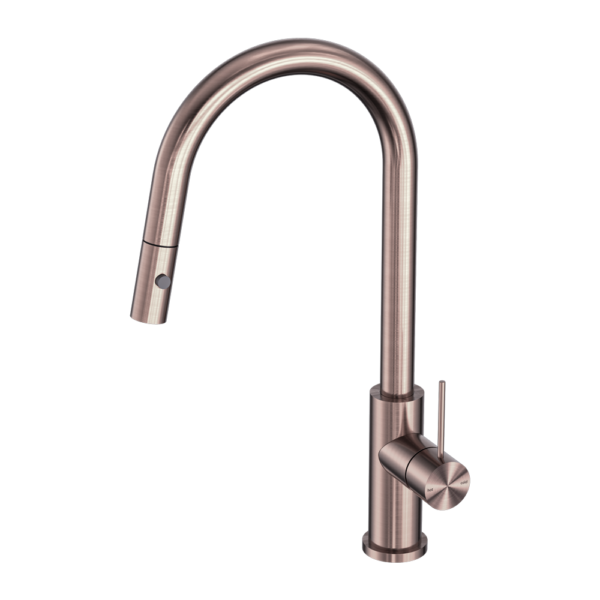MECCA PULL OUT SINK MIXER WITH VEGIE SPRAY FUNCTION BRUSHED BRONZE
