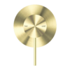MECCA SHOWER MIXER 80MM PLATE BRUSHED GOLD