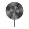 MECCA SHOWER MIXER 80MM PLATE GUN METAL