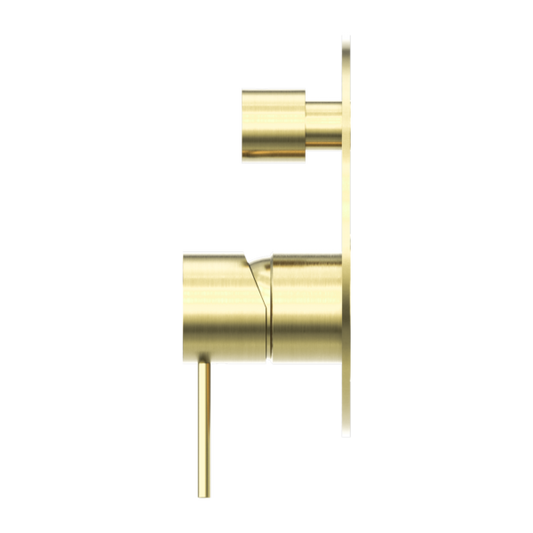 MECCA SHOWER MIXER WITH DIVERTOR BRUSHED GOLD