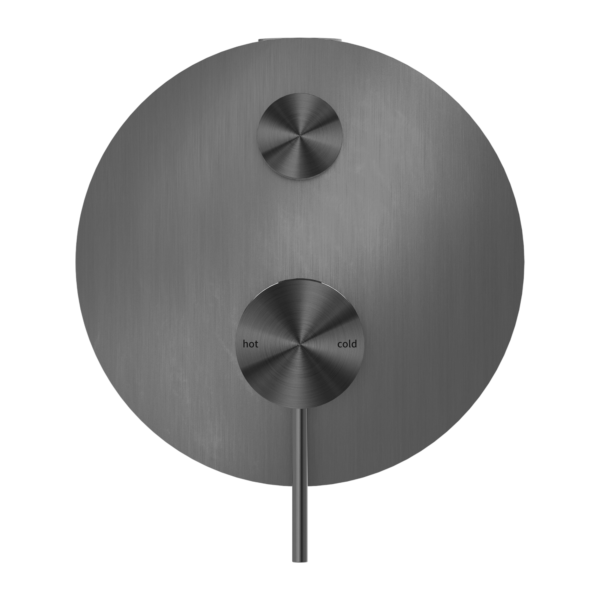 MECCA SHOWER MIXER WITH DIVERTOR GUN METAL