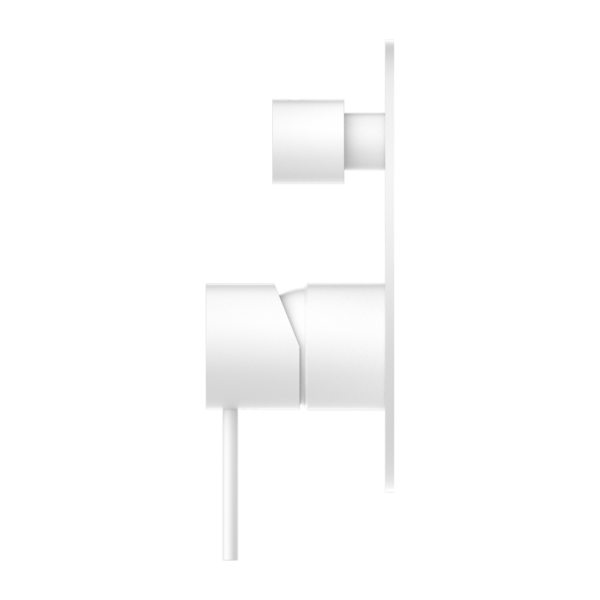 MECCA SHOWER MIXER WITH DIVERTOR MATTE WHITE