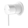 MECCA SHOWER MIXER 60MM PLATE MATTE WHITE