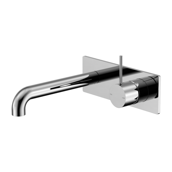 MECCA WALL BASIN/BATH MIXER HANDLE UP 260MM CHROME