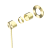 MECCA CARE SHOWER MIXER TRIM KITS ONLY BRUSHED GOLD