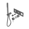 MECCA SHOWER MIXER DIVERTOR SYSTEM TRIM KITS ONLY GUN METAL