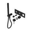 MECCA SHOWER MIXER DIVERTOR SYSTEM TRIM KITS ONLY MATTE BLACK