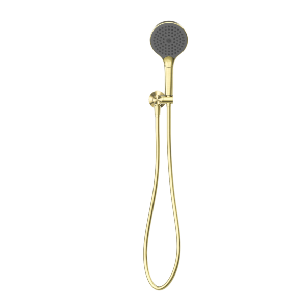OPAL SHOWER ON BRACKET WITH AIR SHOWER II BRUSHED GOLD