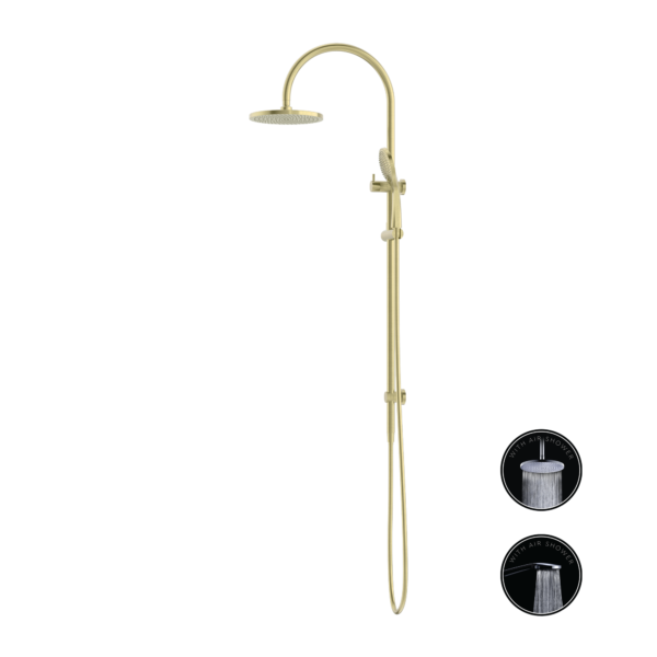 OPAL TWIN SHOWER WITH AIR SHOWER BRUSHED GOLD
