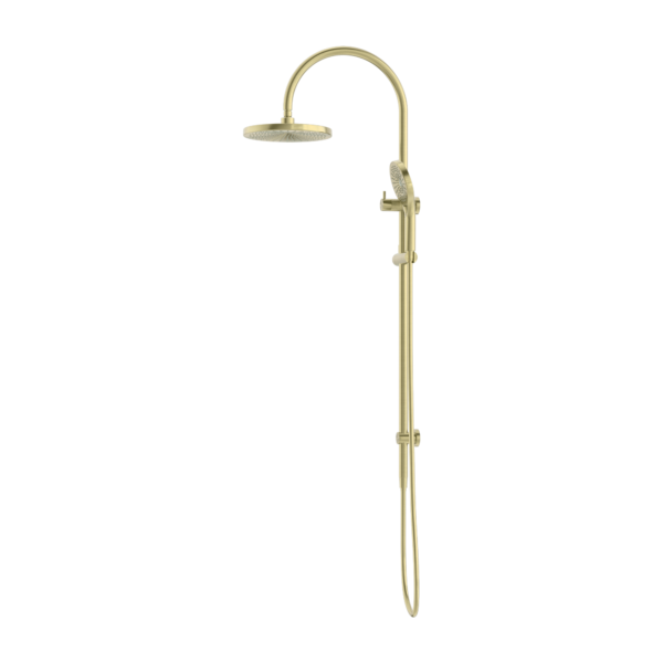 OPAL TWIN SHOWER BRUSHED GOLD