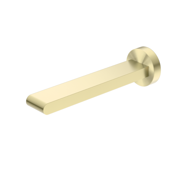 BIANCA FIXED BASIN/BATH SPOUT ONLY 240MM BRUSHED GOLD