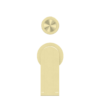 BIANCA SHOWER MIXER WITH DIVERTOR SEPARATE BACK PLATE BRUSHED GOLD
