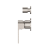 BIANCA SHOWER MIXER WITH DIVERTOR SEPARATE BACK PLATE BRUSHED NICKEL