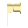 BIANCA SHOWER MIXER 80MM PLATE BRUSHED GOLD