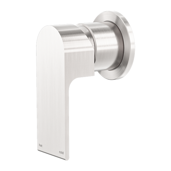 BIANCA SHOWER MIXER 60MM PLATE BRUSHED NICKEL