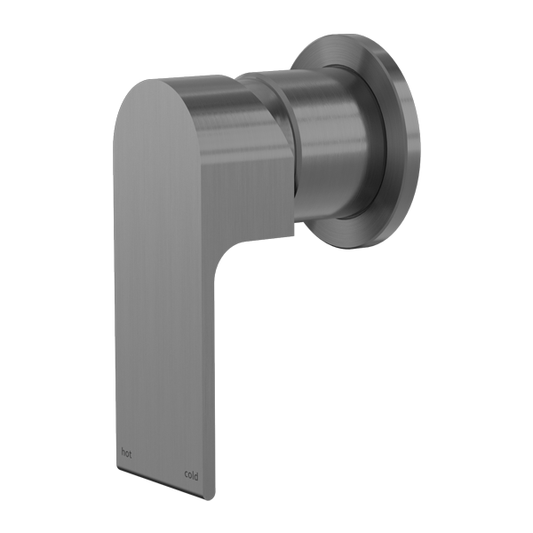 BIANCA SHOWER MIXER 60MM PLATE GUN METAL