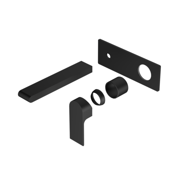BIANCA WALL BASIN/BATH MIXER 230MM TRIM KITS ONLY MATTE BLACK