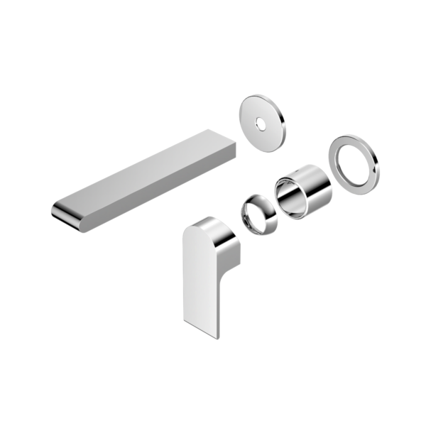 BIANCA WALL BASIN/BATH MIXER SEPARATE BACK PLATE 230MM TRIM KITS ONLY CHROME