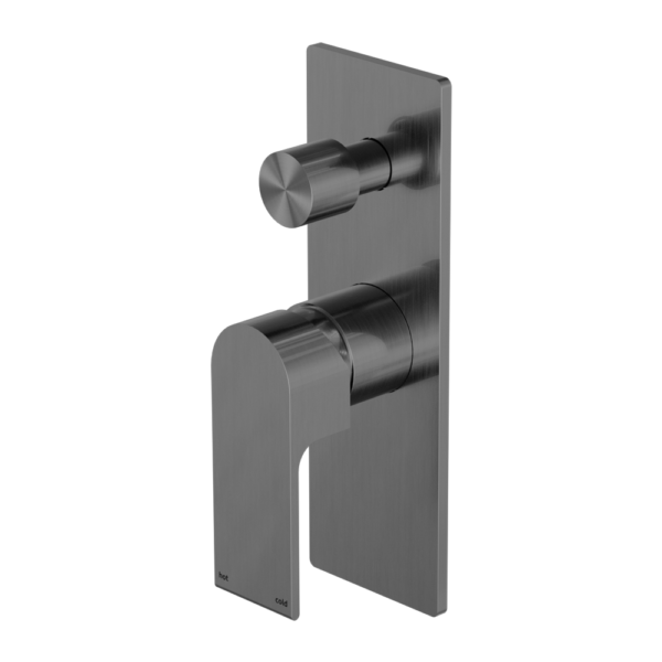 BIANCA SHOWER MIXER WITH DIVERTOR GUN METAL