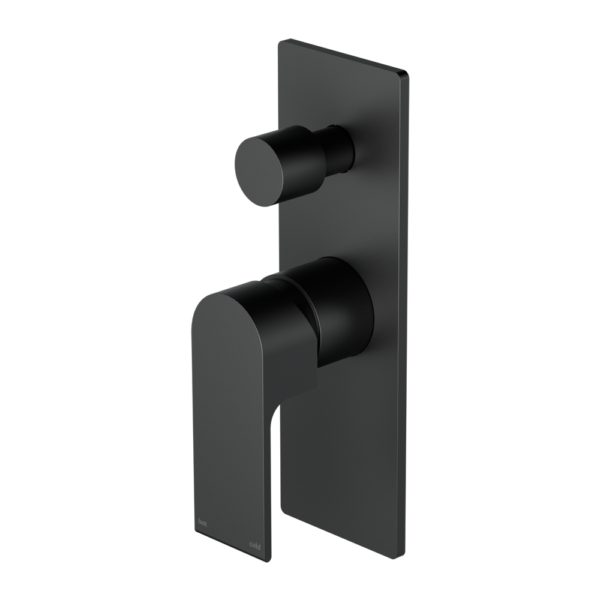 BIANCA SHOWER MIXER WITH DIVERTOR TRIM KITS ONLY MATTE BLACK