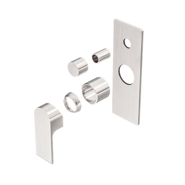 BIANCA SHOWER MIXER WITH DIVERTOR TRIM KITS ONLY BRUSHED NICKEL