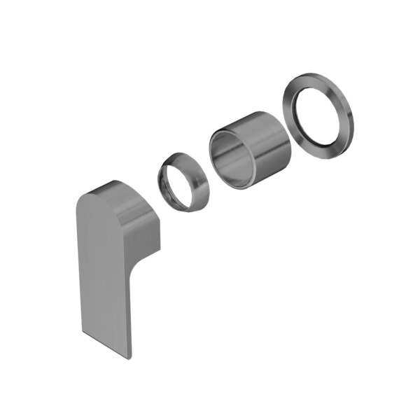 BIANCA SHOWER MIXER 80MM PLATE TRIM KITS ONLY GUN METAL