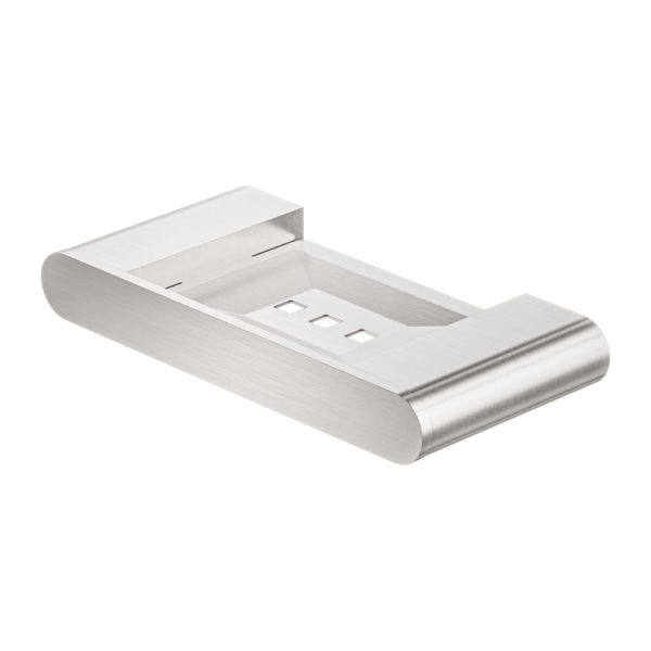BIANCA SOAP DISH HOLDER BRUSHED NICKEL
