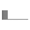 BIANCA TOILET ROLL HOLDER GUN METAL