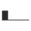 BIANCA TOILET ROLL HOLDER MATTE BLACK