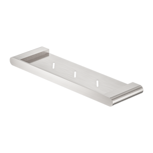 BIANCA METAL SHOWER SHELF BRUSHED NICKEL