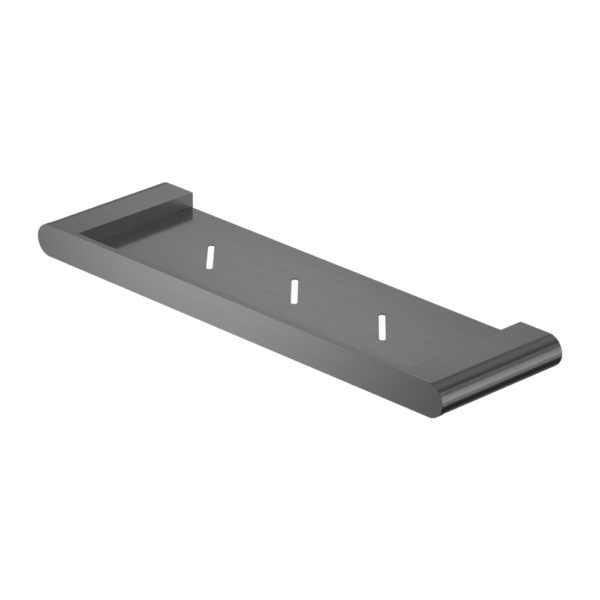BIANCA METAL SHOWER SHELF GUN METAL