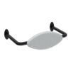 MECCA CARE DDA TOILET BACKREST MATTE BLACK