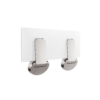 MECCA CARE SHOWER SEAT 960√ó330MM BRUSHED NICKEL