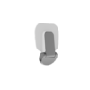 MECCA CARE SHOWER SEAT 400√ó330MM GUN METAL